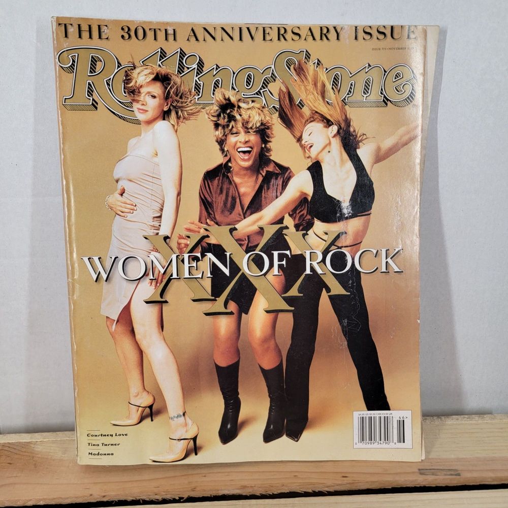 Rolling Stone Magazine Issue 773 Women Of Rock 30th Anniversary Issue Nov 13 '97